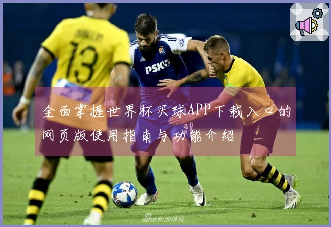 全面掌握世界杯买球APP下载入口的网页版使用指南与功能介绍
